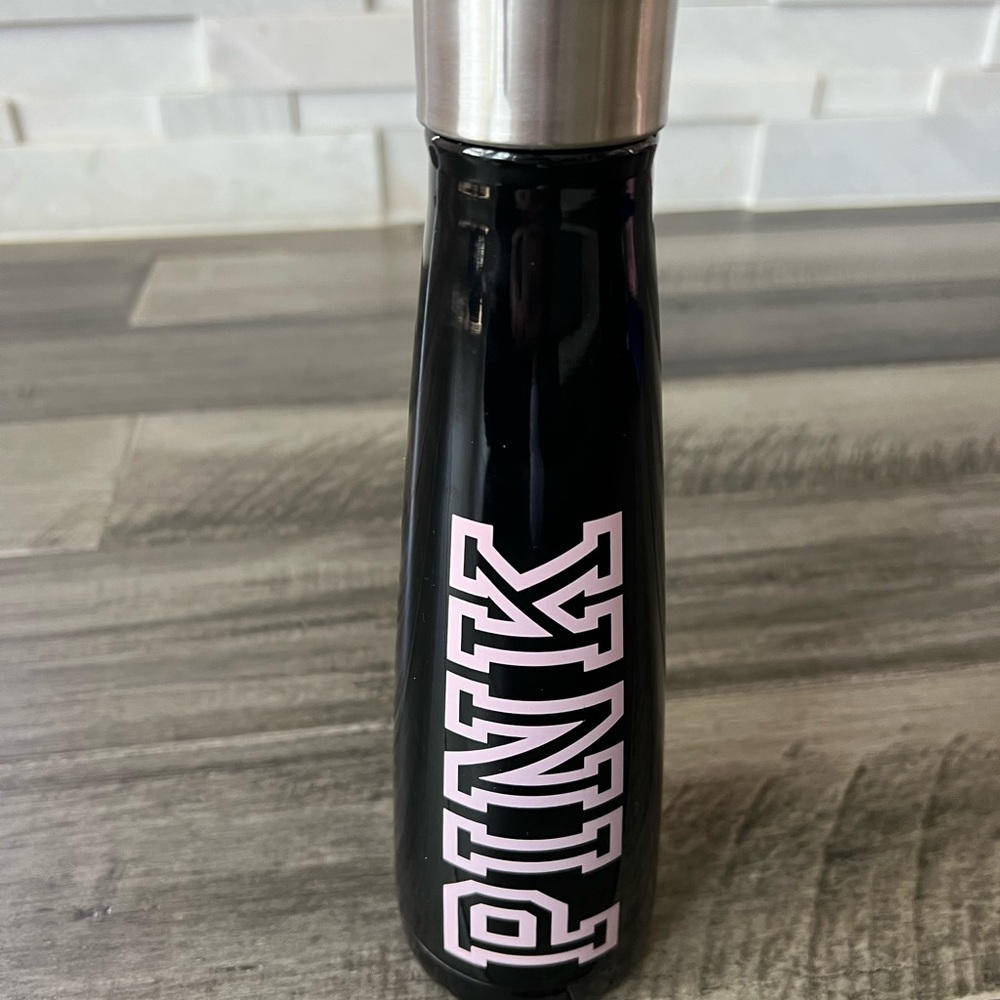 Victoria's Secret PINK Sip by Swell Black Metal Water Bottle